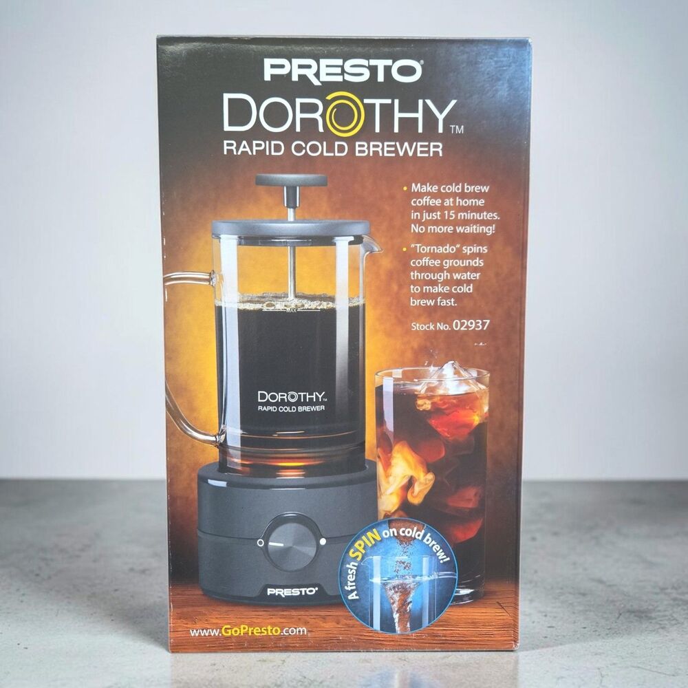 Presto Dorothy Rapid Cold Brewer Coffee Maker 22 oz New in Box
